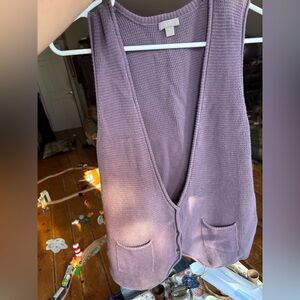 Women’s lavender purple size M cotton vest